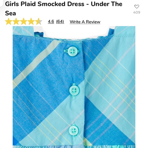 Girls Gymboree plaid smocked dress 👗 NWT - Picture 4 of 7
